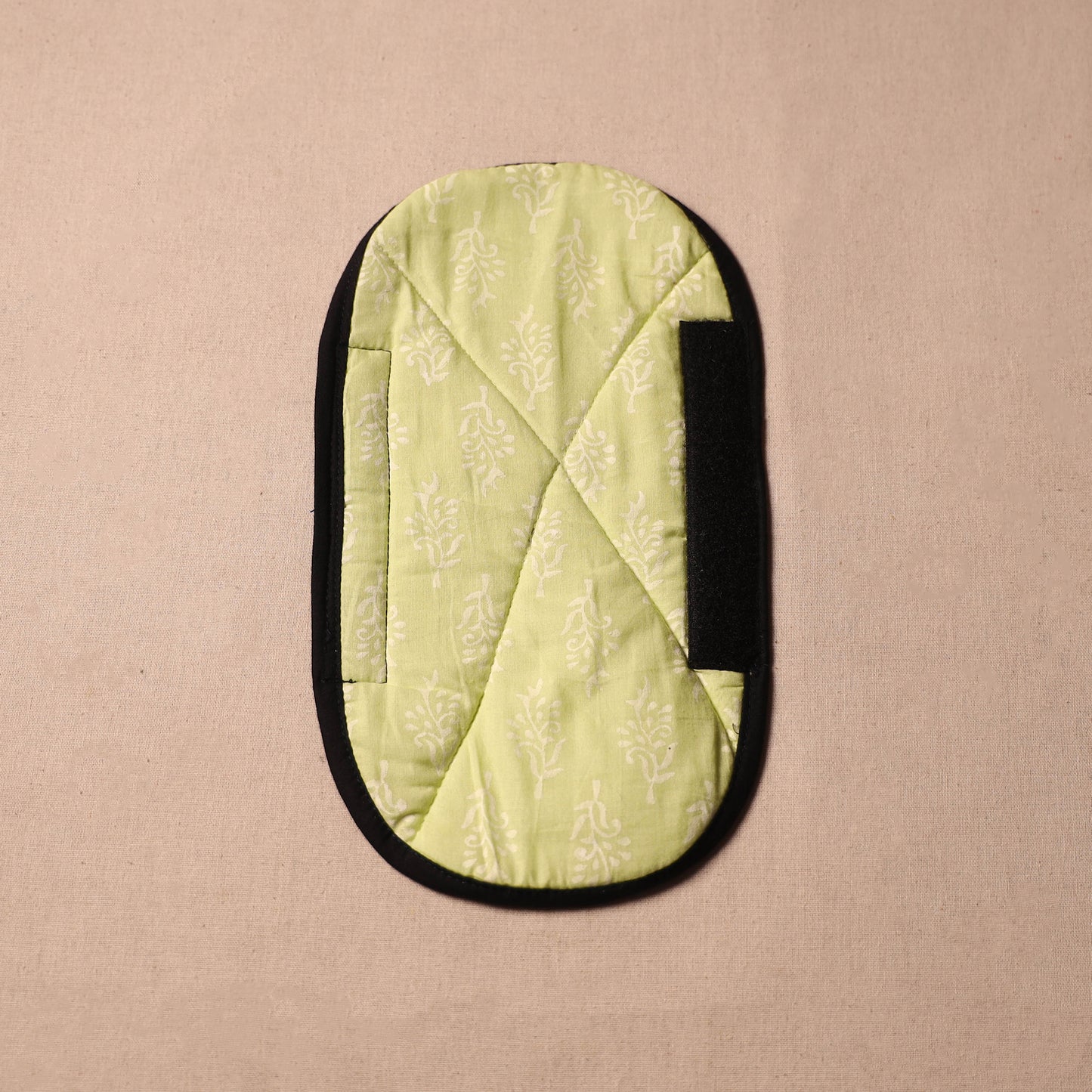 Buy Handmade Cotton Yellow Fridge Handle Cover 24