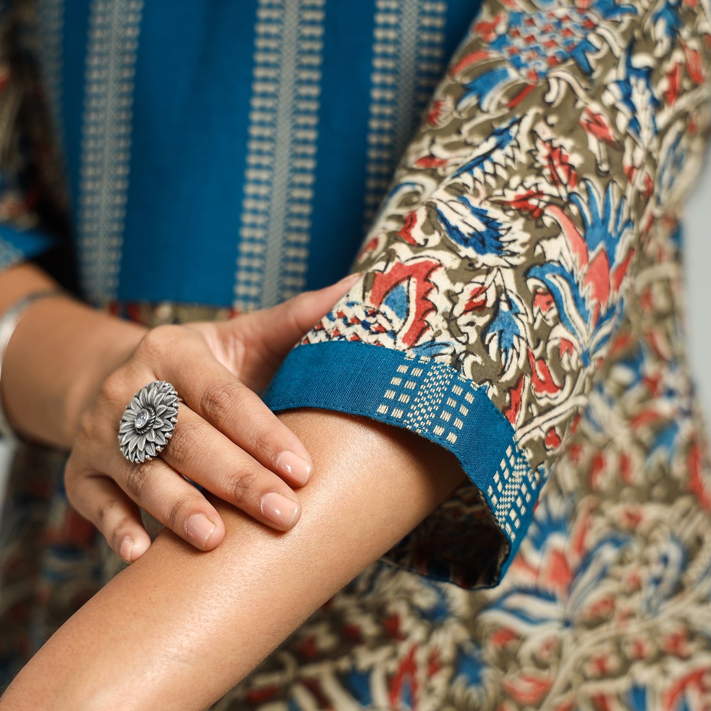 Kalamkari Hand Block Printed kurta