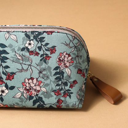 Floral Printed Handcrafted Multipurpose Toiletry Pouch