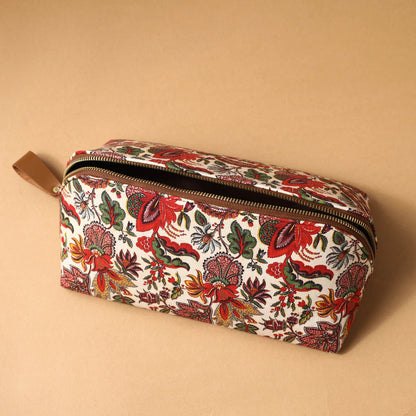 Floral Printed Handcrafted Multipurpose Toiletry Pouch