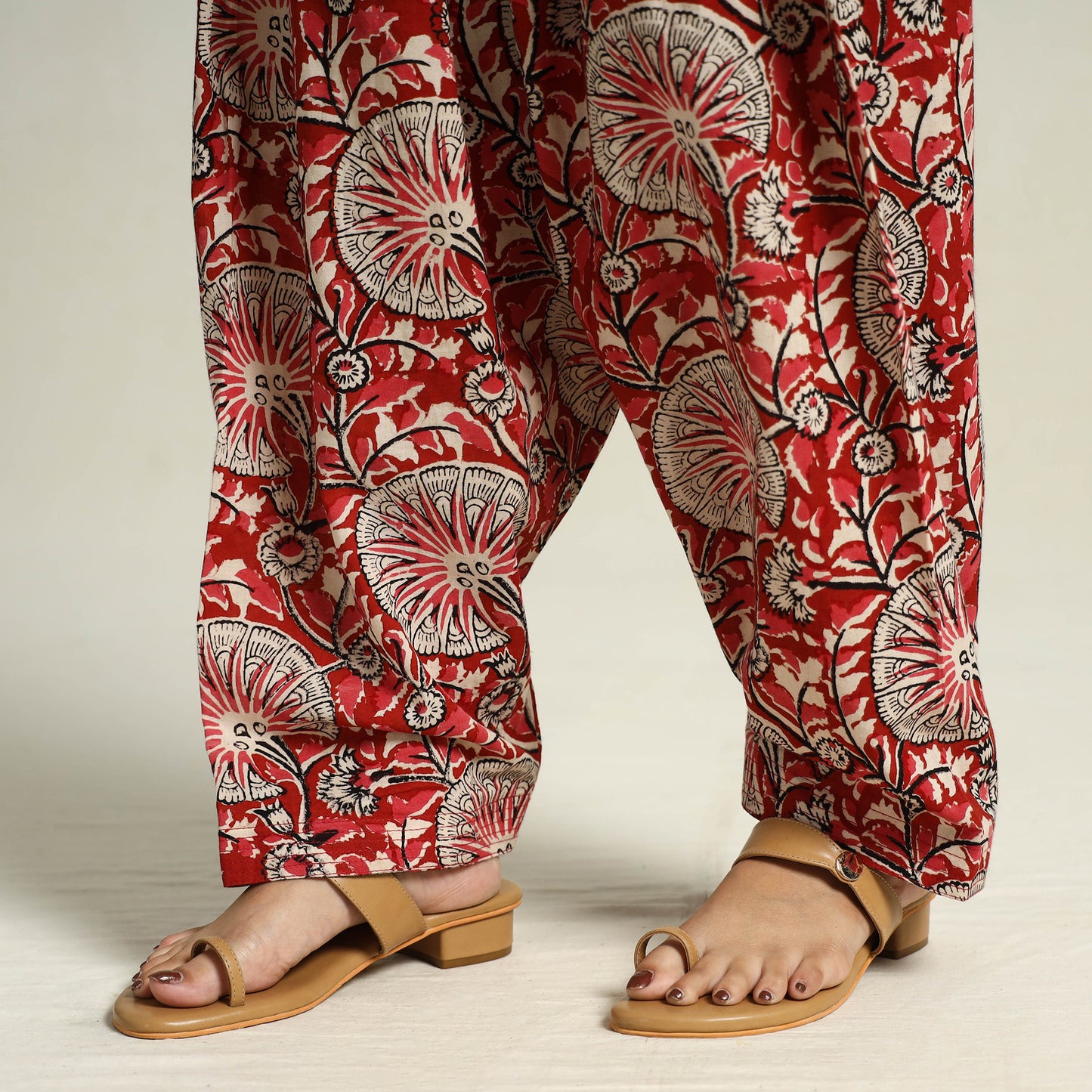 Buy Bagru Block Printed Cotton Elasticated Salwar 06 Online at iTokri.com