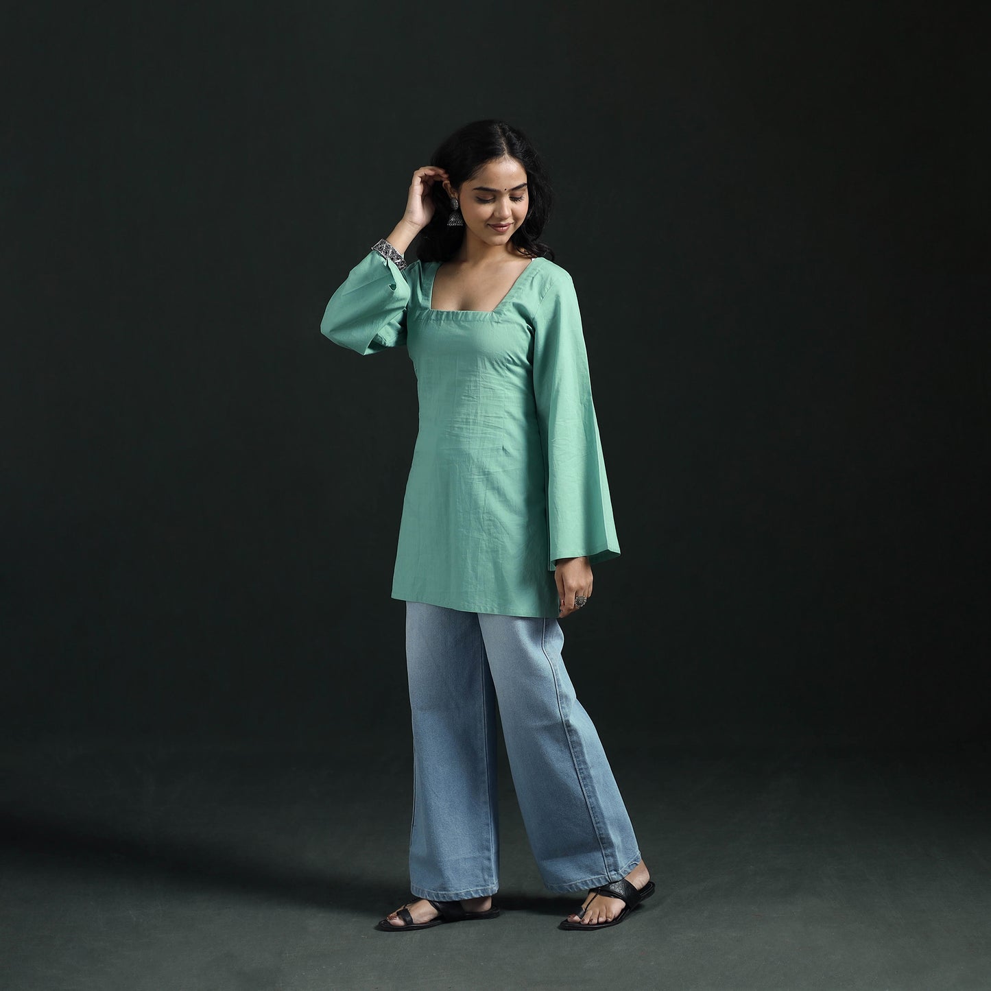 Plain Cotton Short Kurta for Women 17