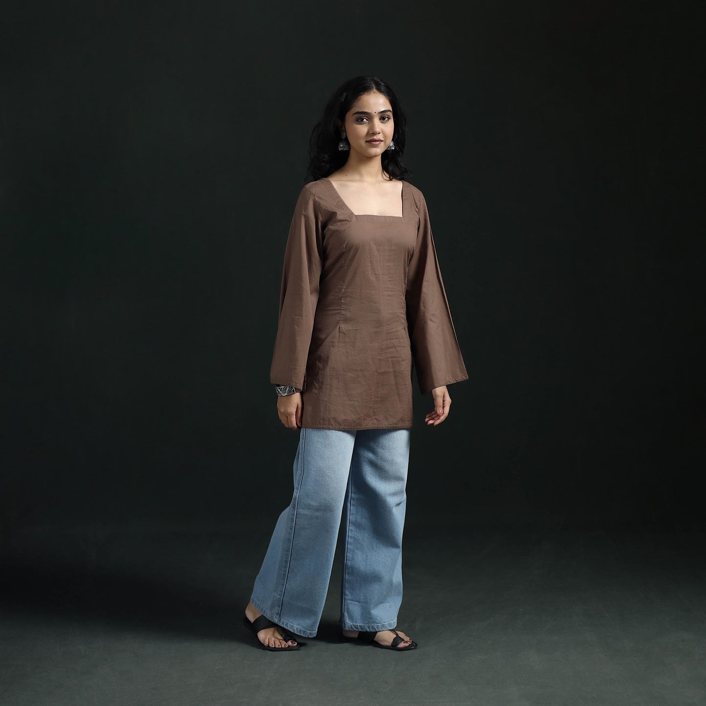 Plain Cotton Short Kurta for Women 18