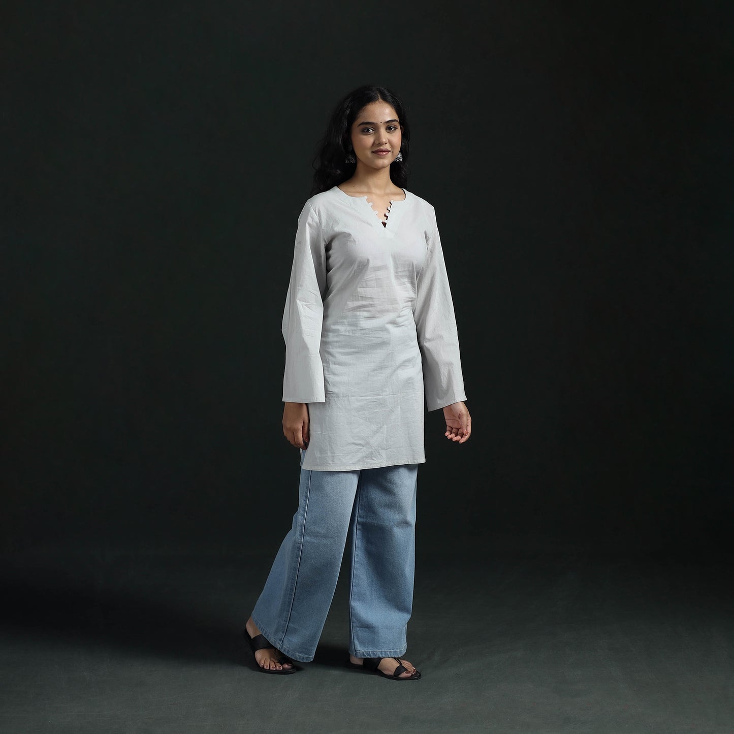 Plain Cotton Short Kurta for Women 14