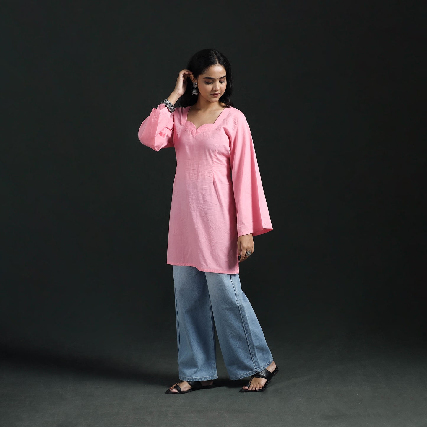 Plain Cotton Short Kurta for Women 23