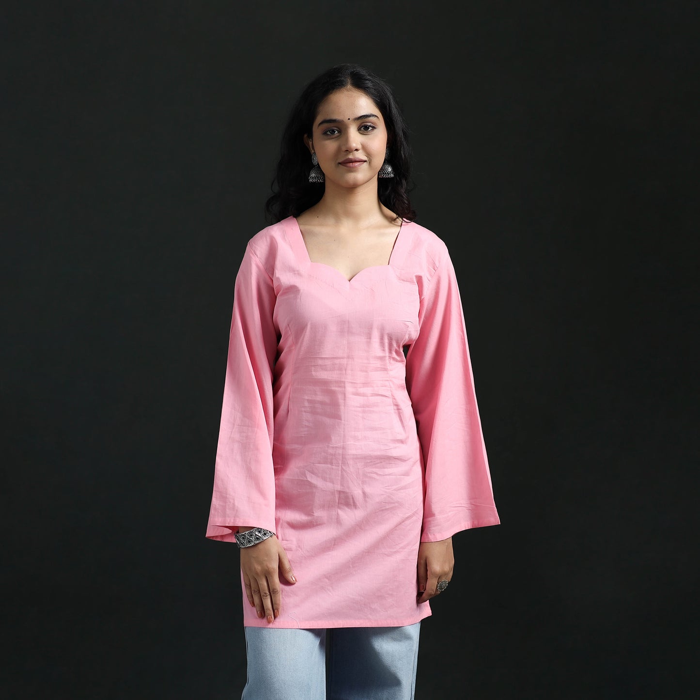 Plain Cotton Short Kurta for Women 23