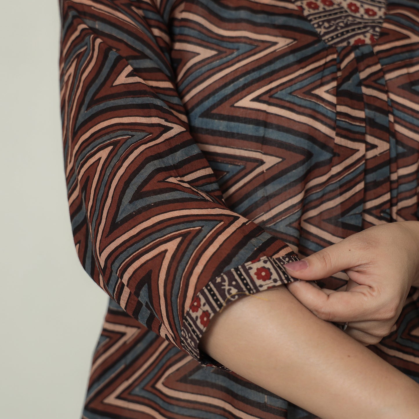 Ajrakh Block Printed Kurta