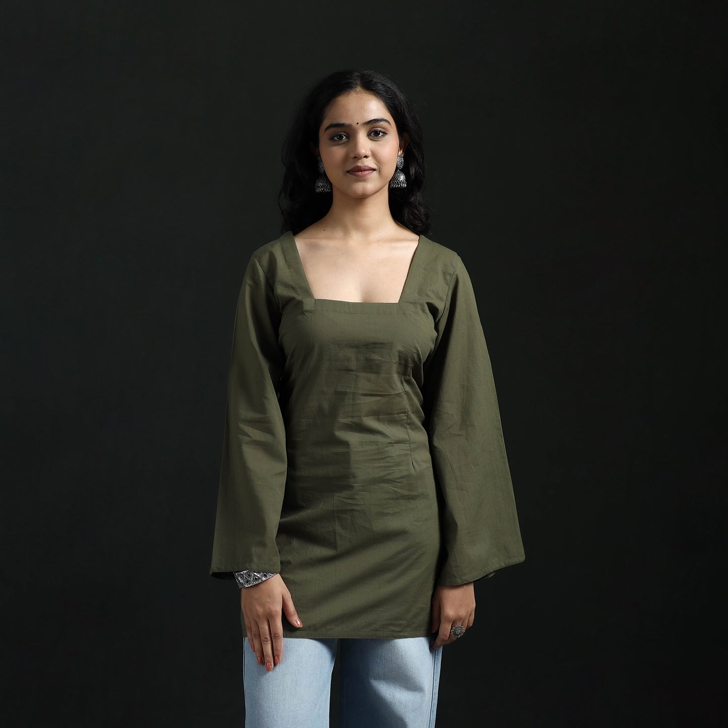 Plain Cotton Short Kurta for Women 20