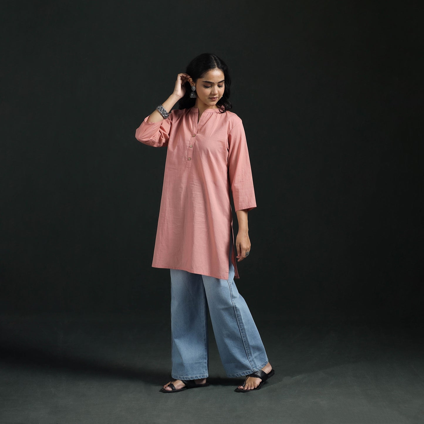 Plain Cotton Short Kurta for Women 27