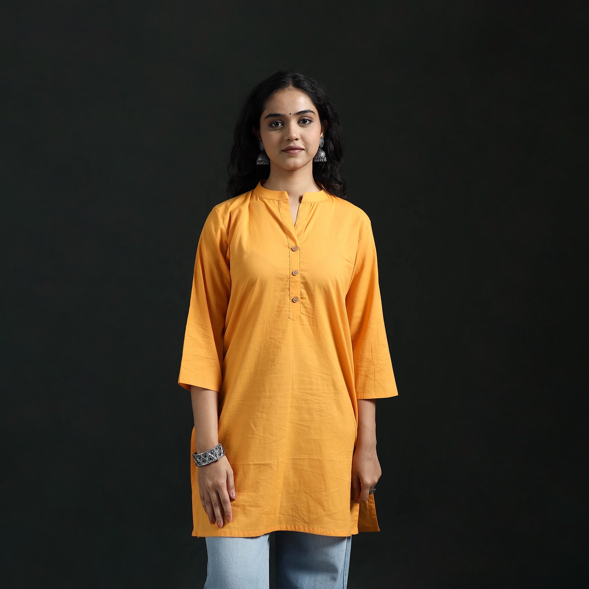 Plain Cotton Short Kurta for Women 28