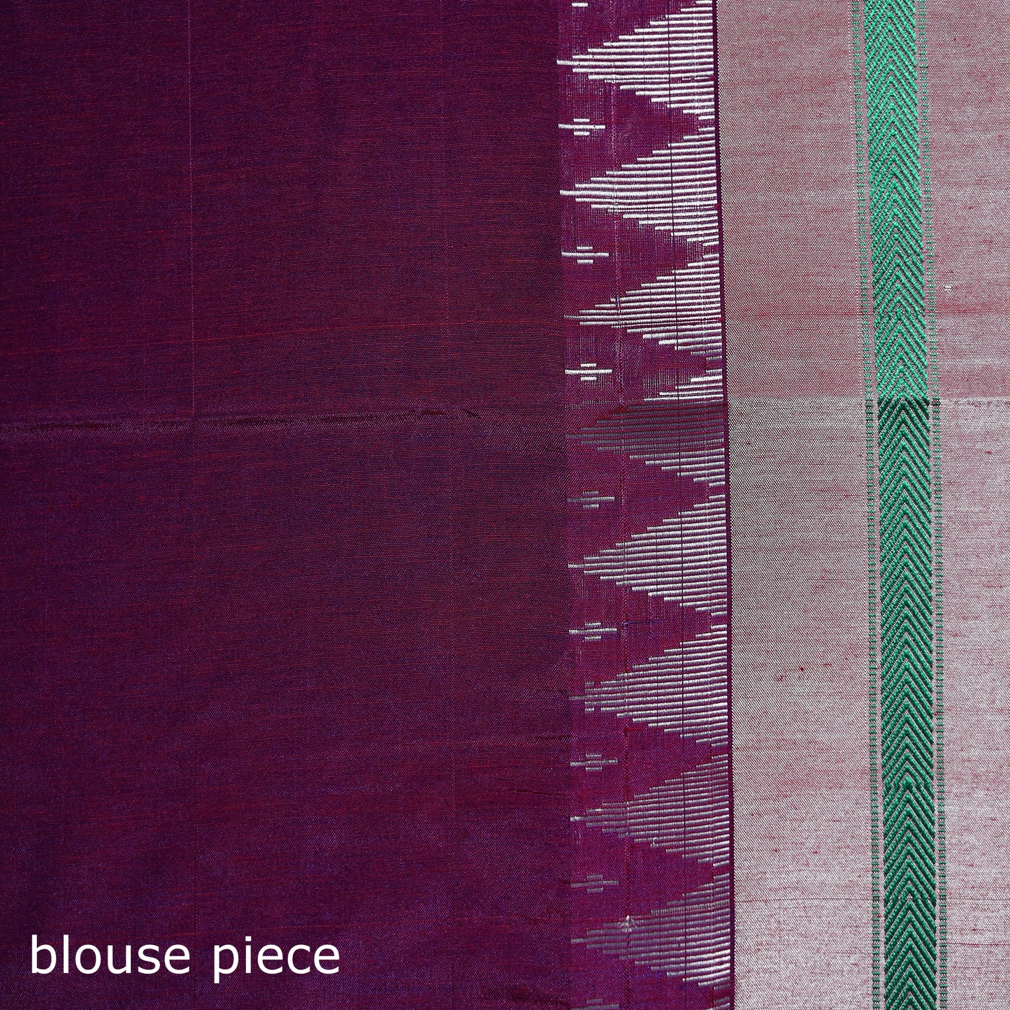 Ilkal Weave Thread Work Silk Cotton Saree with Chikki Paras Border 02