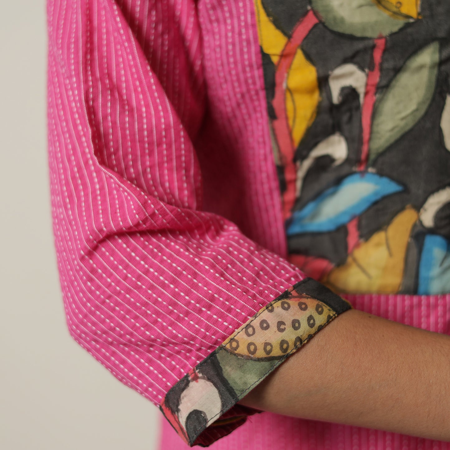 plain patchwork kurta