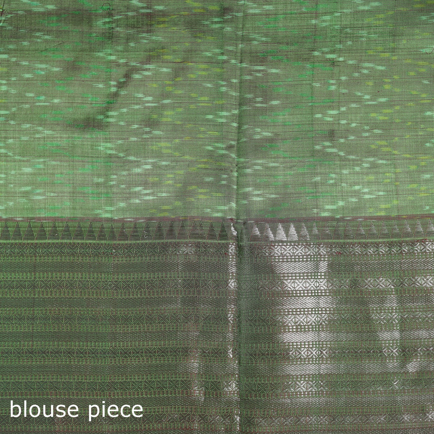 Pink - Traditional Pochampally Ikat Handwoven Pure Silk Pattu Saree with Rudraksha Border 12