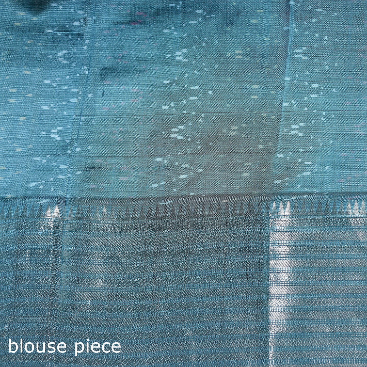 Traditional Pochampally Ikat Handwoven Pure Silk Pattu Saree with Rudraksha Border 13