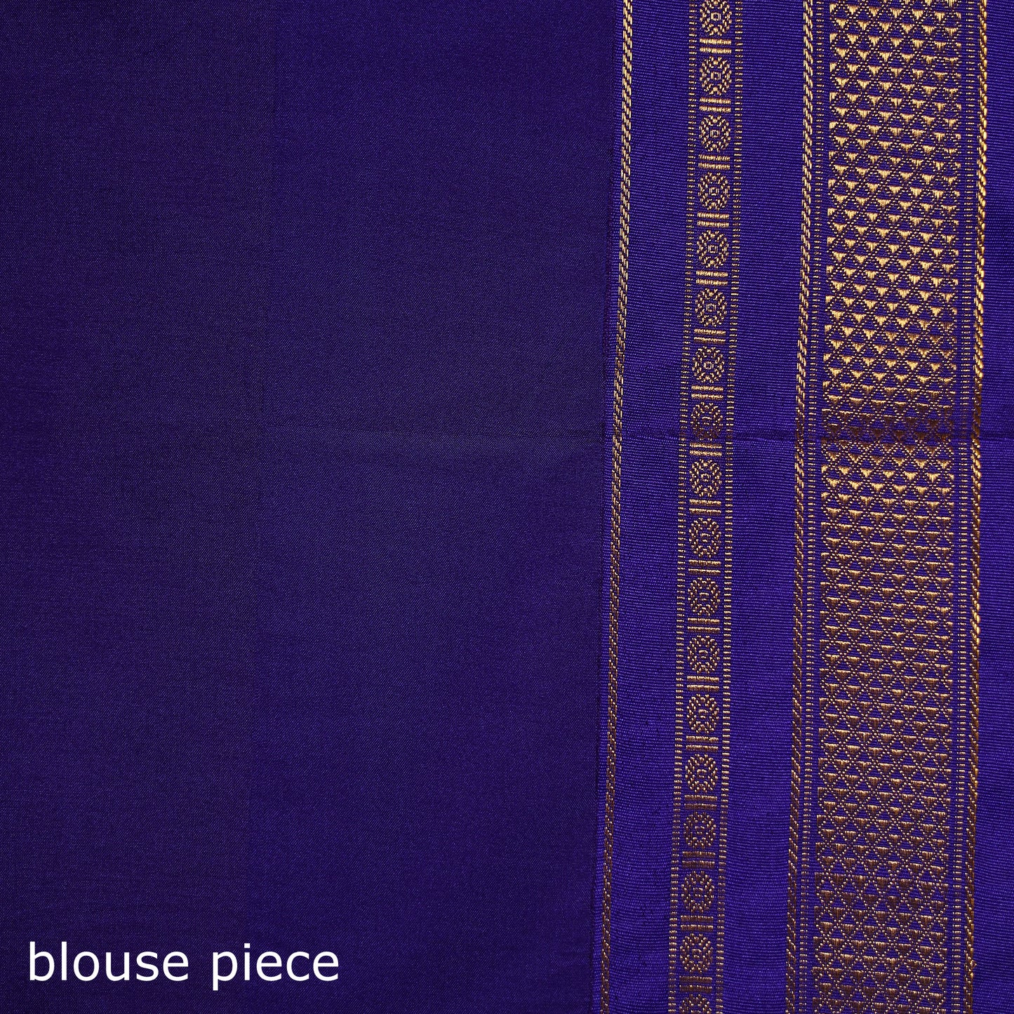 Ilkal Weave Kasuti Work Silk Cotton Zari Border Saree with Blouse Piece 09