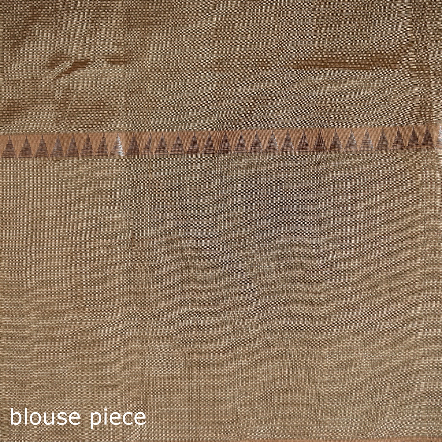 Beige - Mangalagiri Handwoven Pure Silk Pattu Saree 23