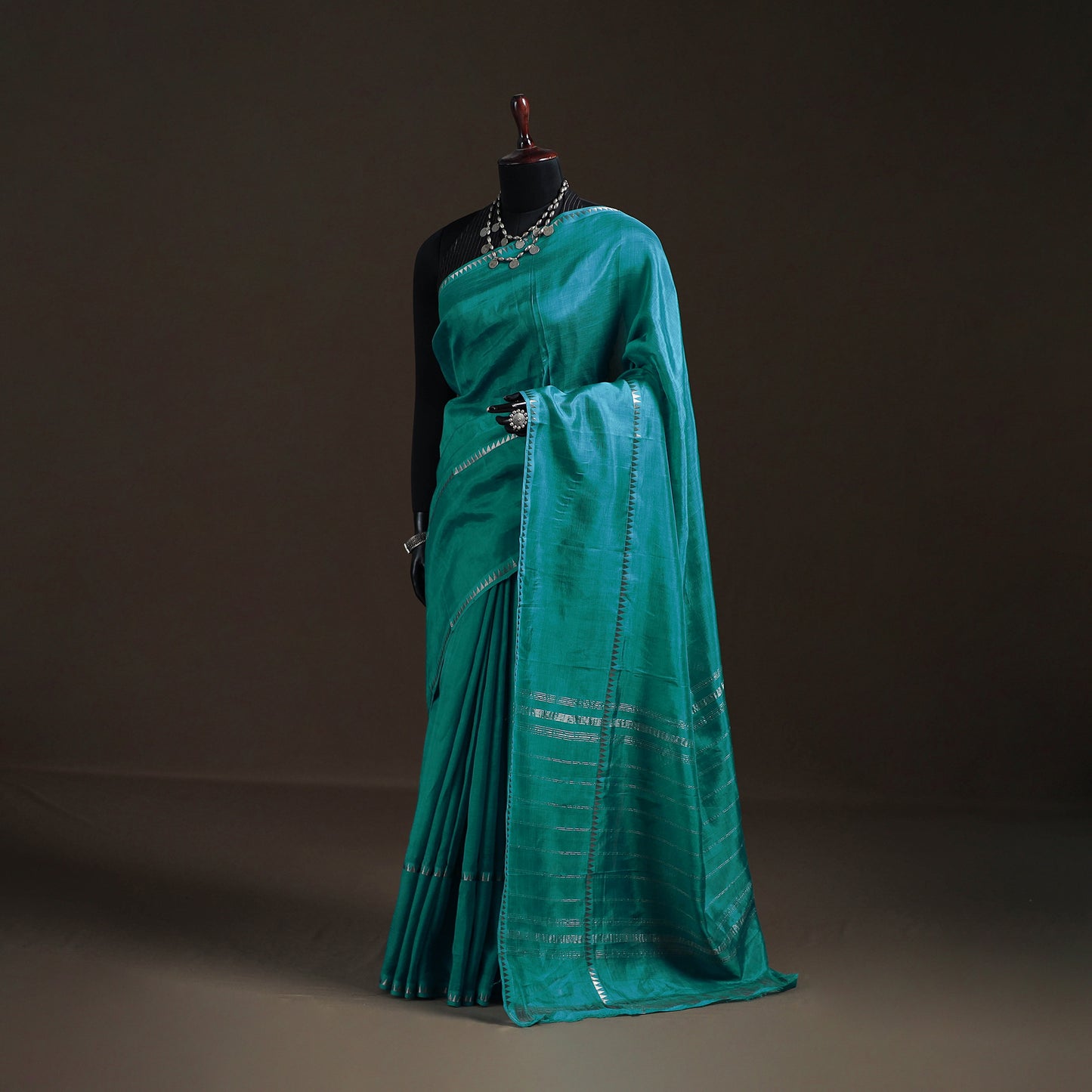 Mangalagiri Handwoven Pure Silk Pattu Saree 27