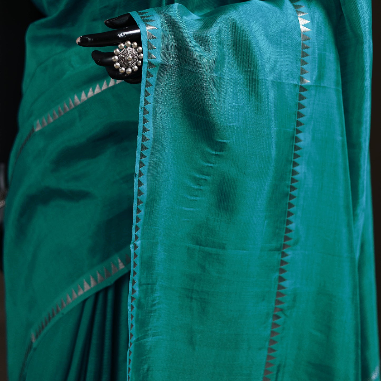 Mangalagiri Handwoven Pure Silk Pattu Saree 27