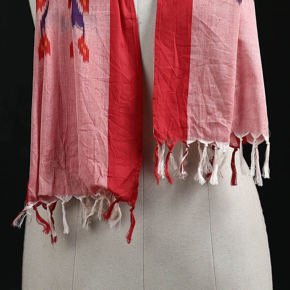 Pochampally Ikat Weave Cotton Stole 06