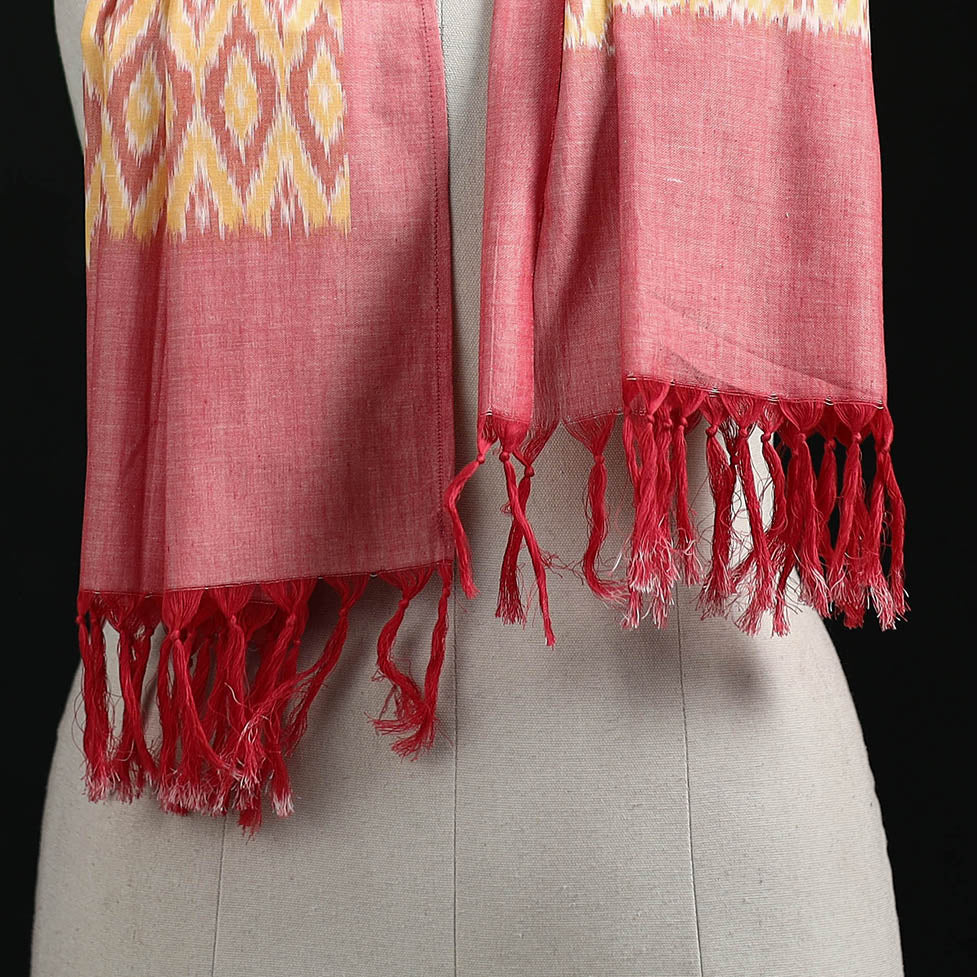 Pochampally Ikat Weave Cotton Stole 10