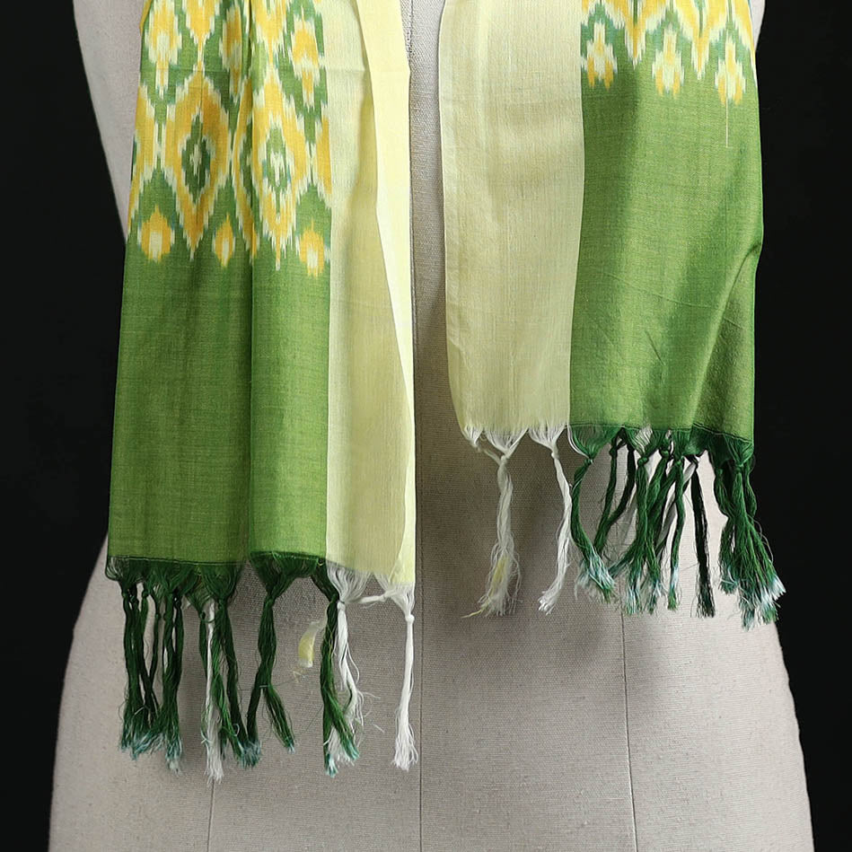 Pochampally Ikat Weave Cotton Stole 14