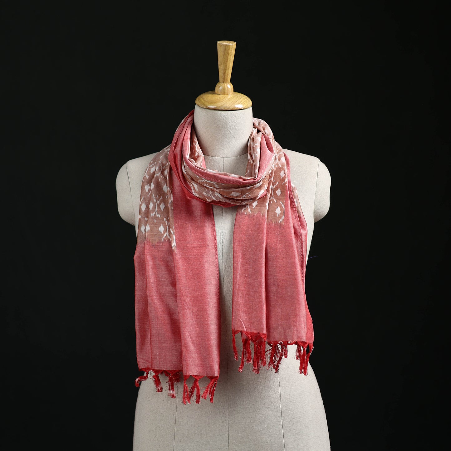 Pochampally Ikat Weave Cotton Stole 20