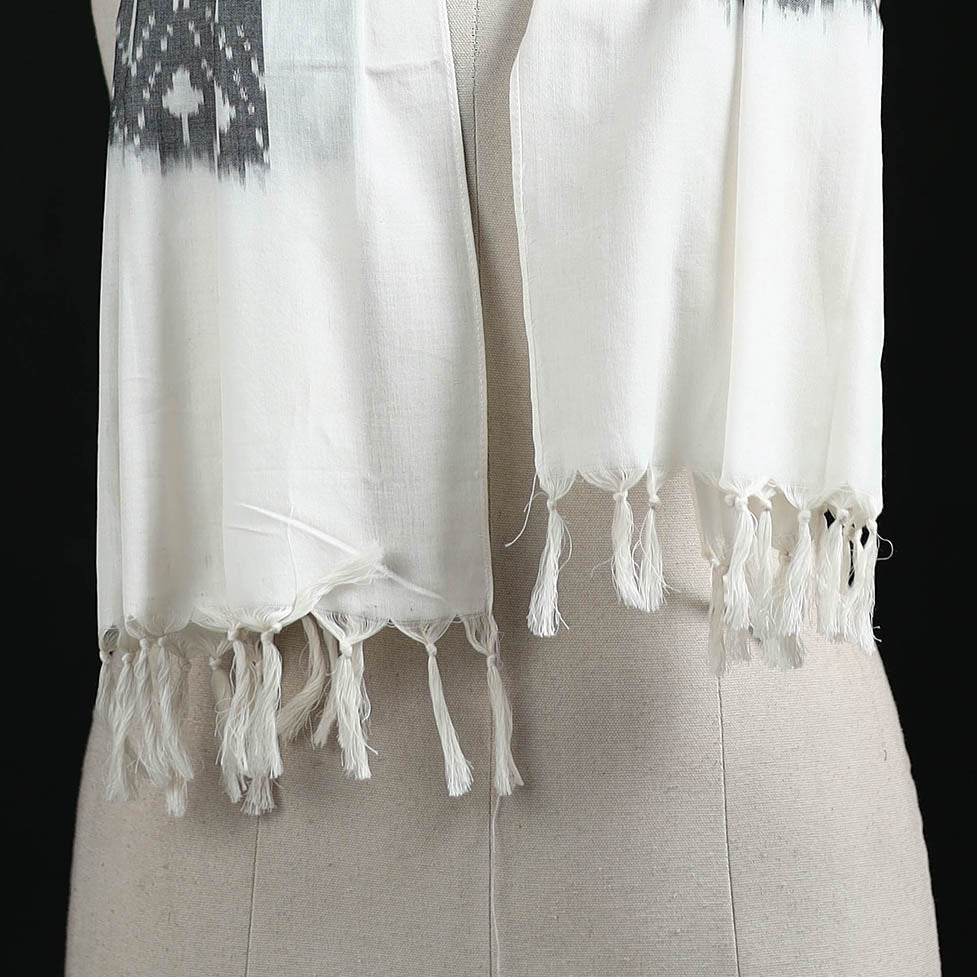 Pochampally Ikat Weave Cotton Stole 22