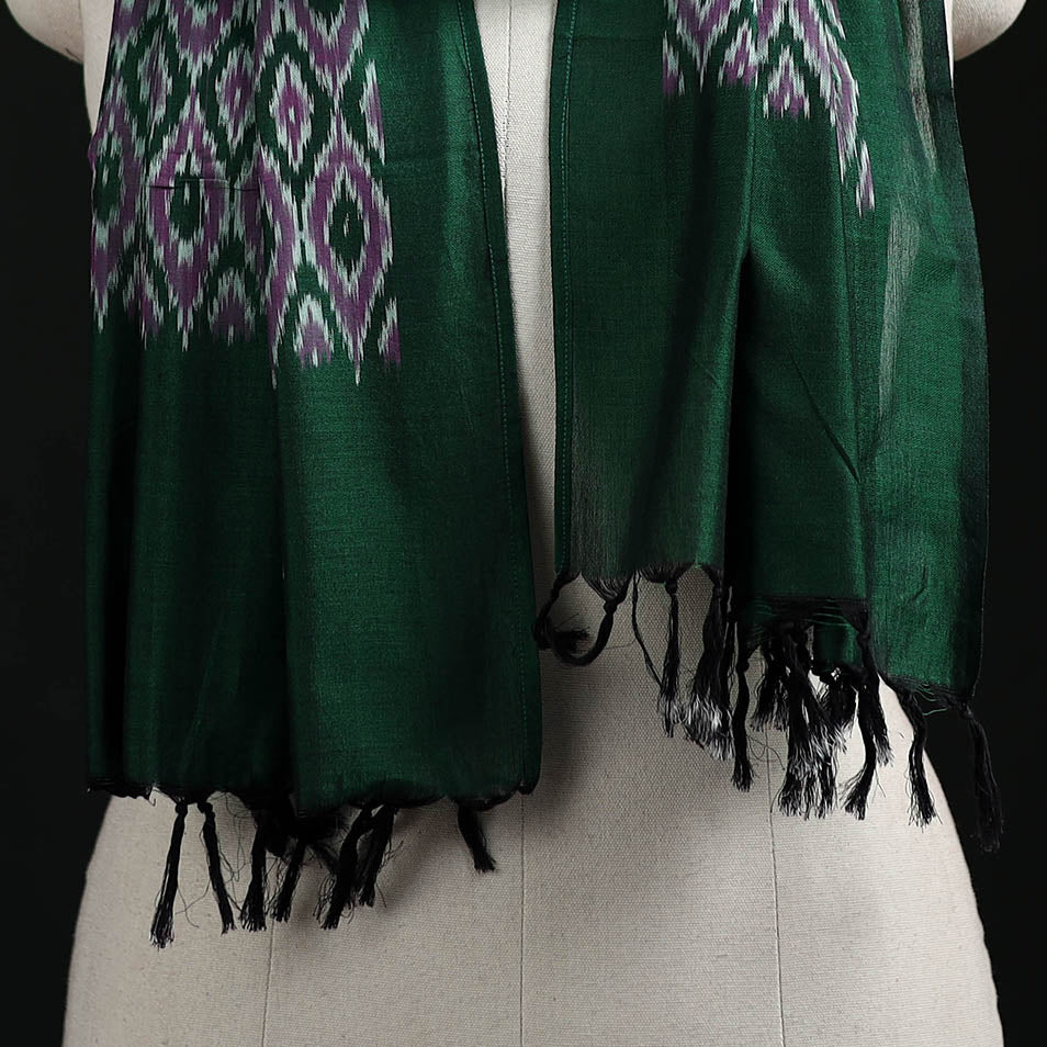 Pochampally Ikat Weave Cotton Stole 32