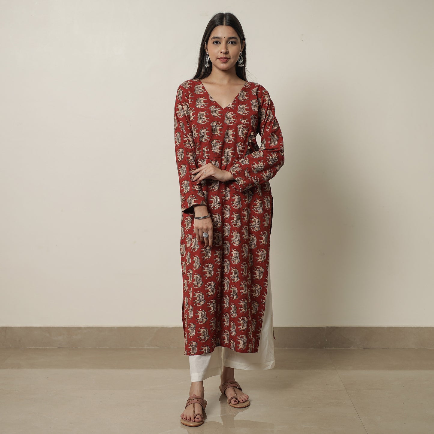 kalamkari printed kurta