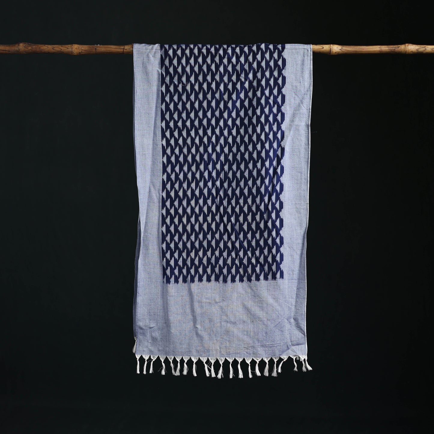 Pochampally Ikat Weave Cotton Stole 35