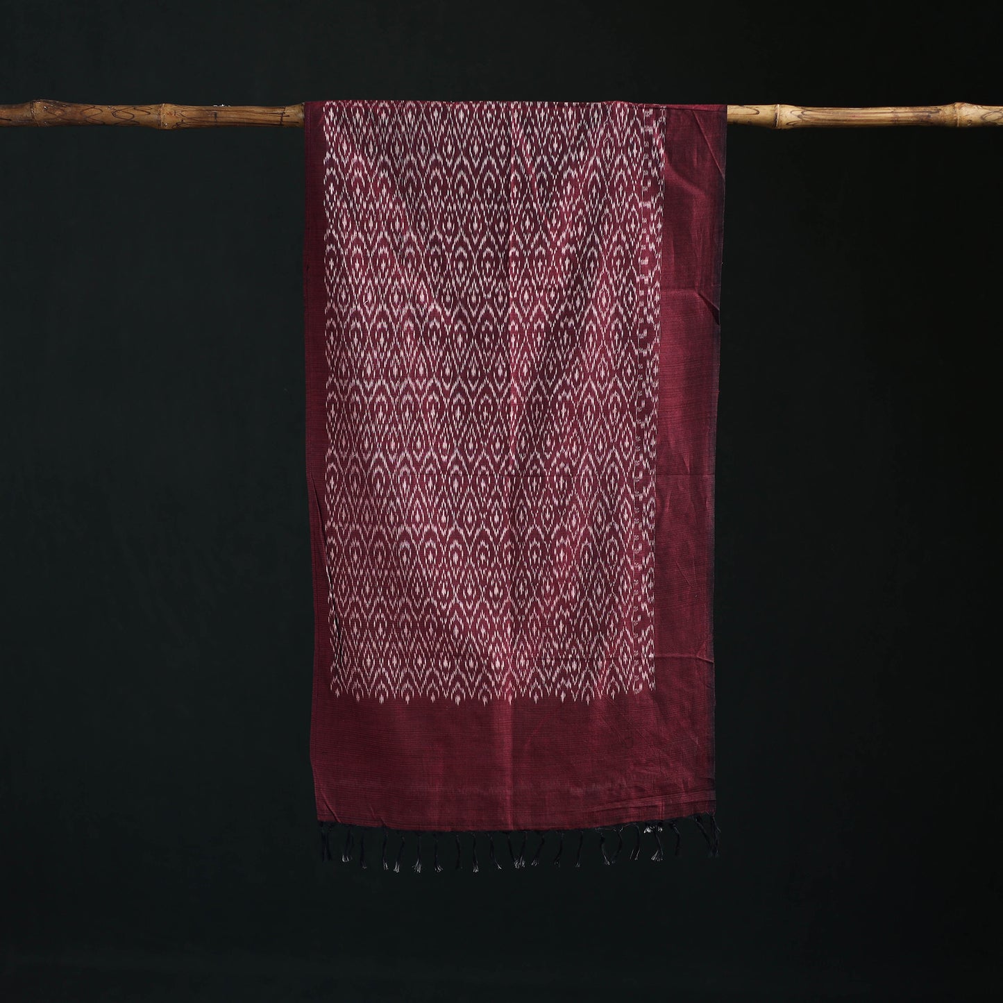 Pochampally Ikat Weave Cotton Stole 30