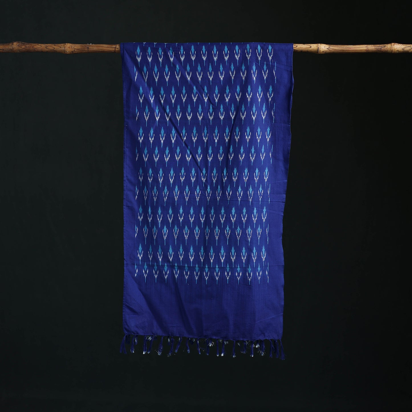 Pochampally Ikat Weave Cotton Stole 26