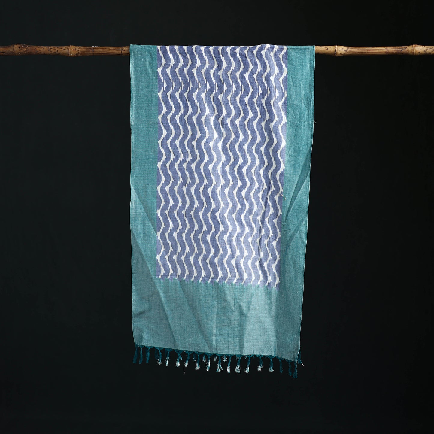 Pochampally Ikat Weave Cotton Stole 25