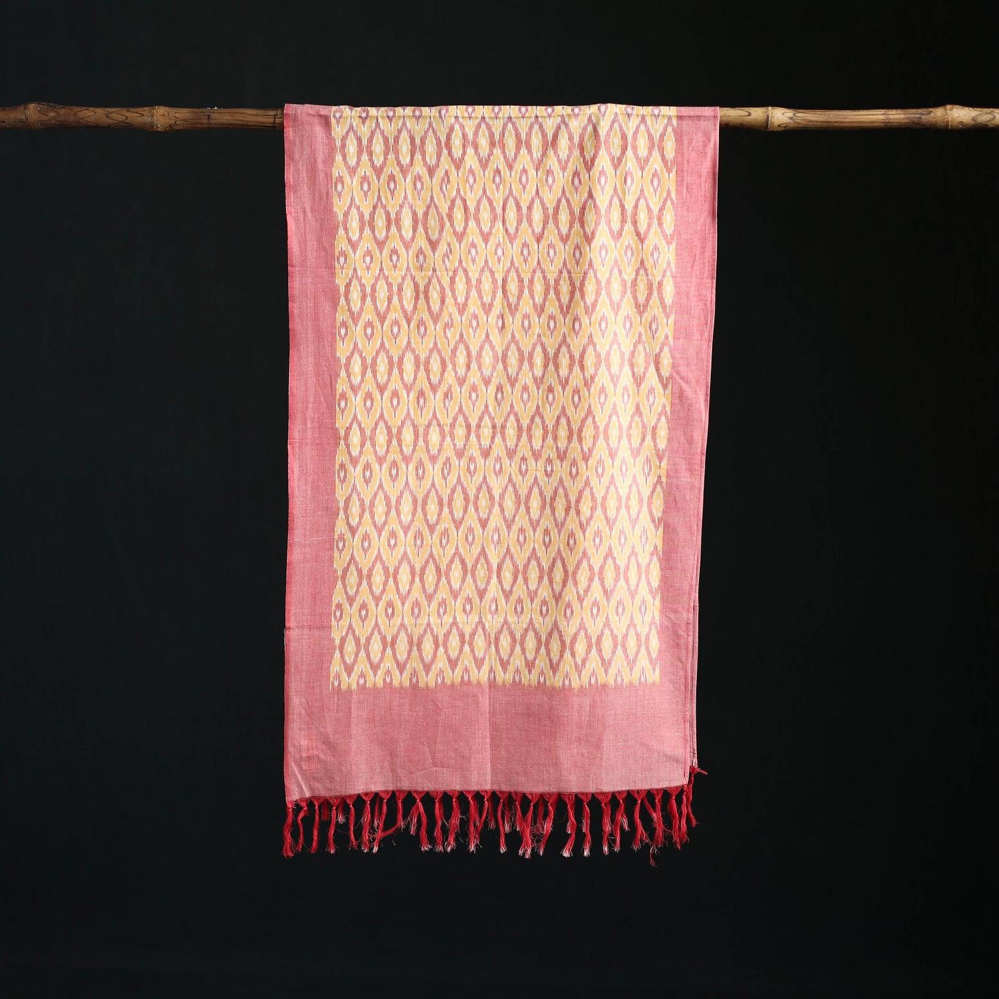 Pochampally Ikat Weave Cotton Stole 10