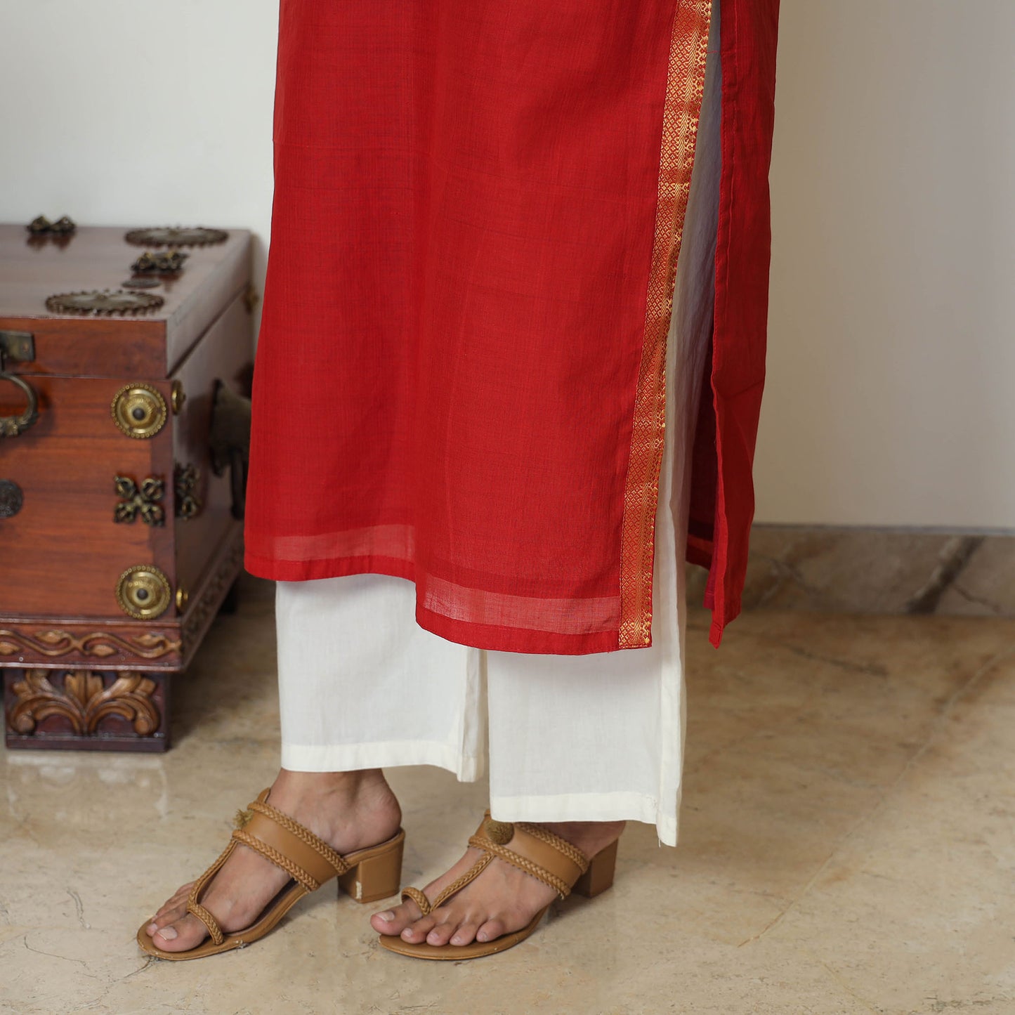 Mangalagiri Handloom Cotton Straight Kurta 09