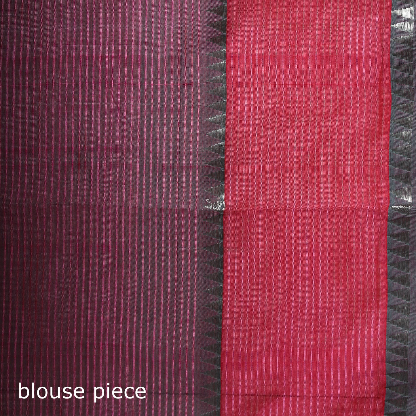 Green - Pure Handwoven Mangalagiri Silk Cotton Pattu Saree with Zari Border 05