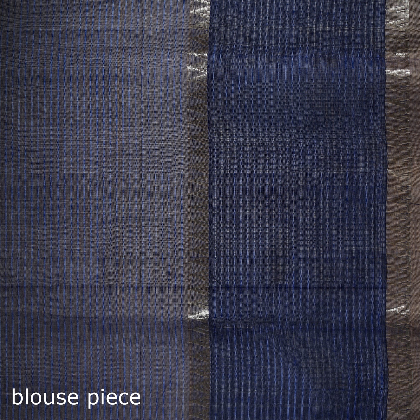 Beige - Pure Handwoven Mangalagiri Silk Cotton Pattu Saree with Zari Border 07