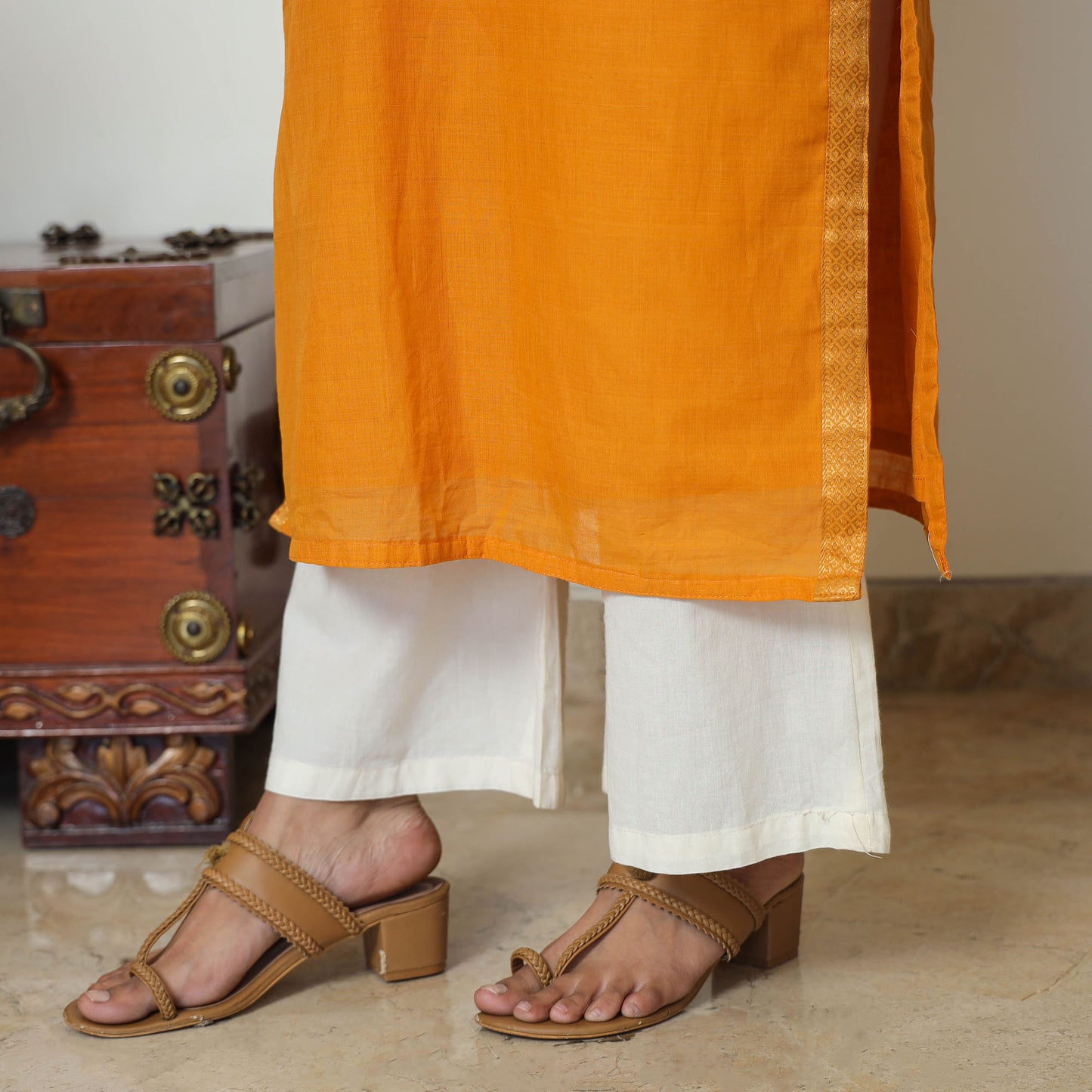Mangalagiri Handloom Cotton Straight Kurta 05