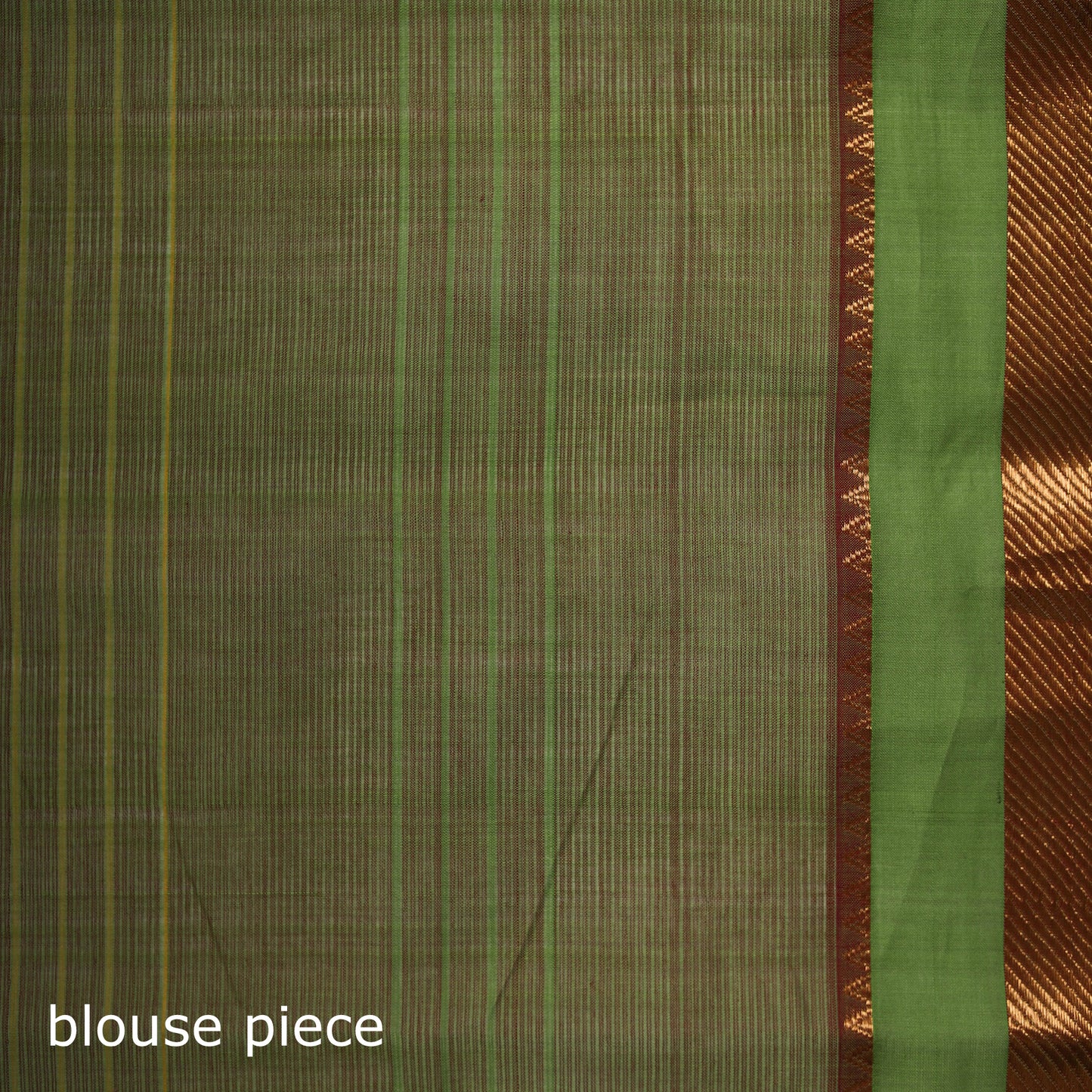 Maroon - Pure Handwoven Zari Checks Mangalagiri Cotton Saree 30