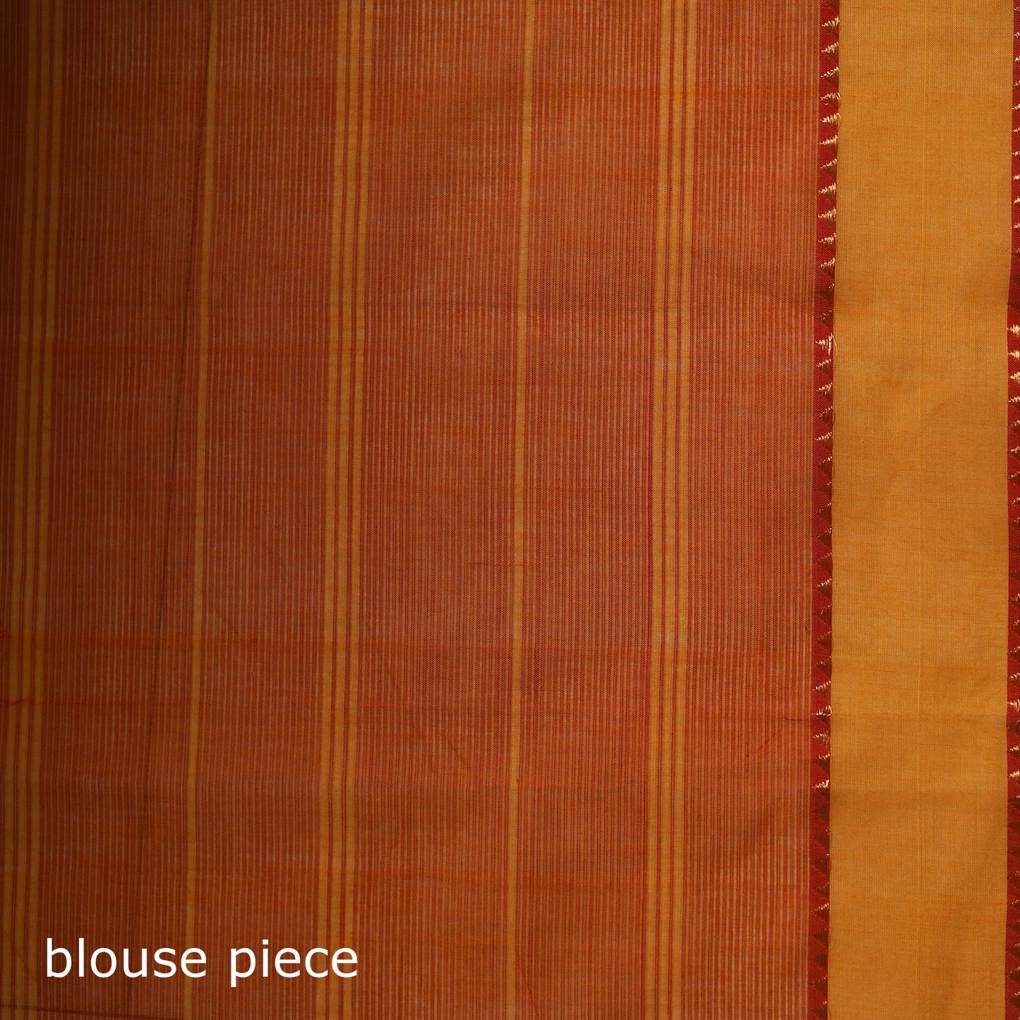 Red - Pure Handwoven Zari Checks Mangalagiri Cotton Saree 31