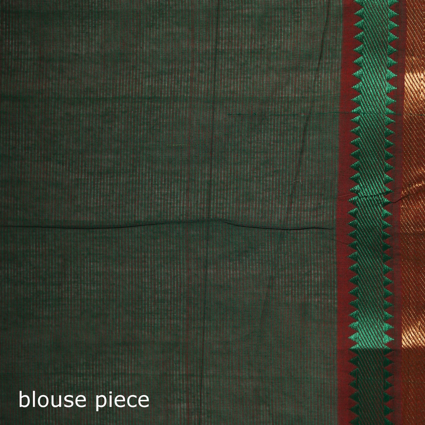 Pink - Pure Handwoven Mangalagiri Cotton Saree with Zari Border 35