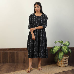 Pochampally Ikat Weave Cotton Dress 09