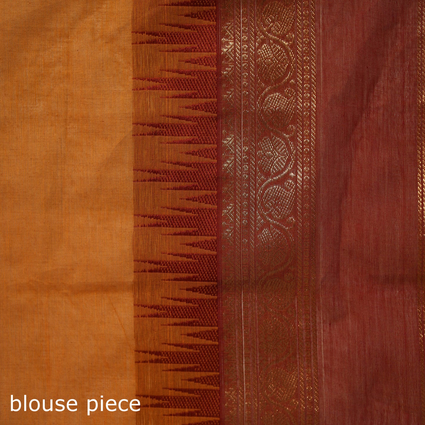 Yellow - Kanchipuram Buti Cotton Saree with Border 39