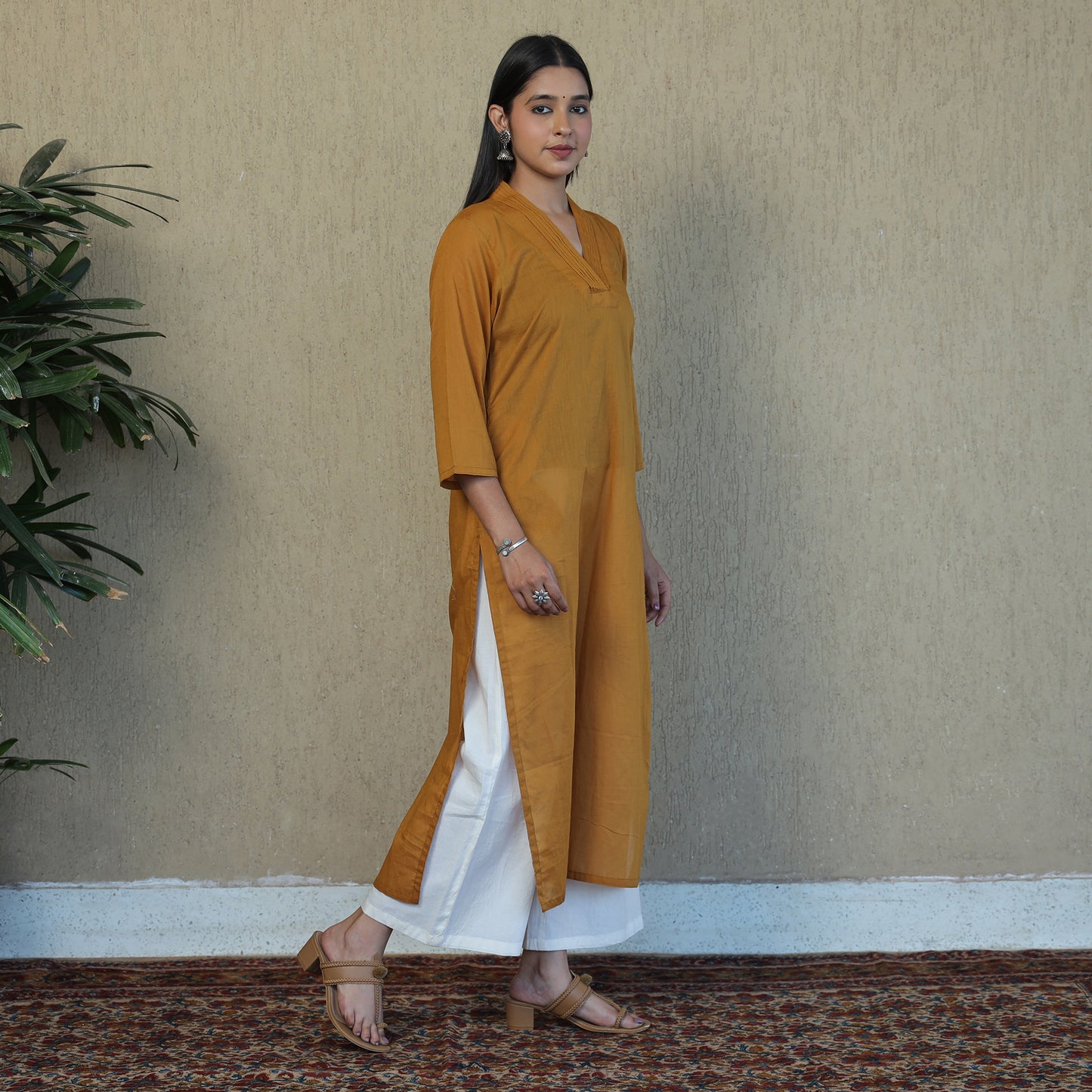 plain cotton kurta
