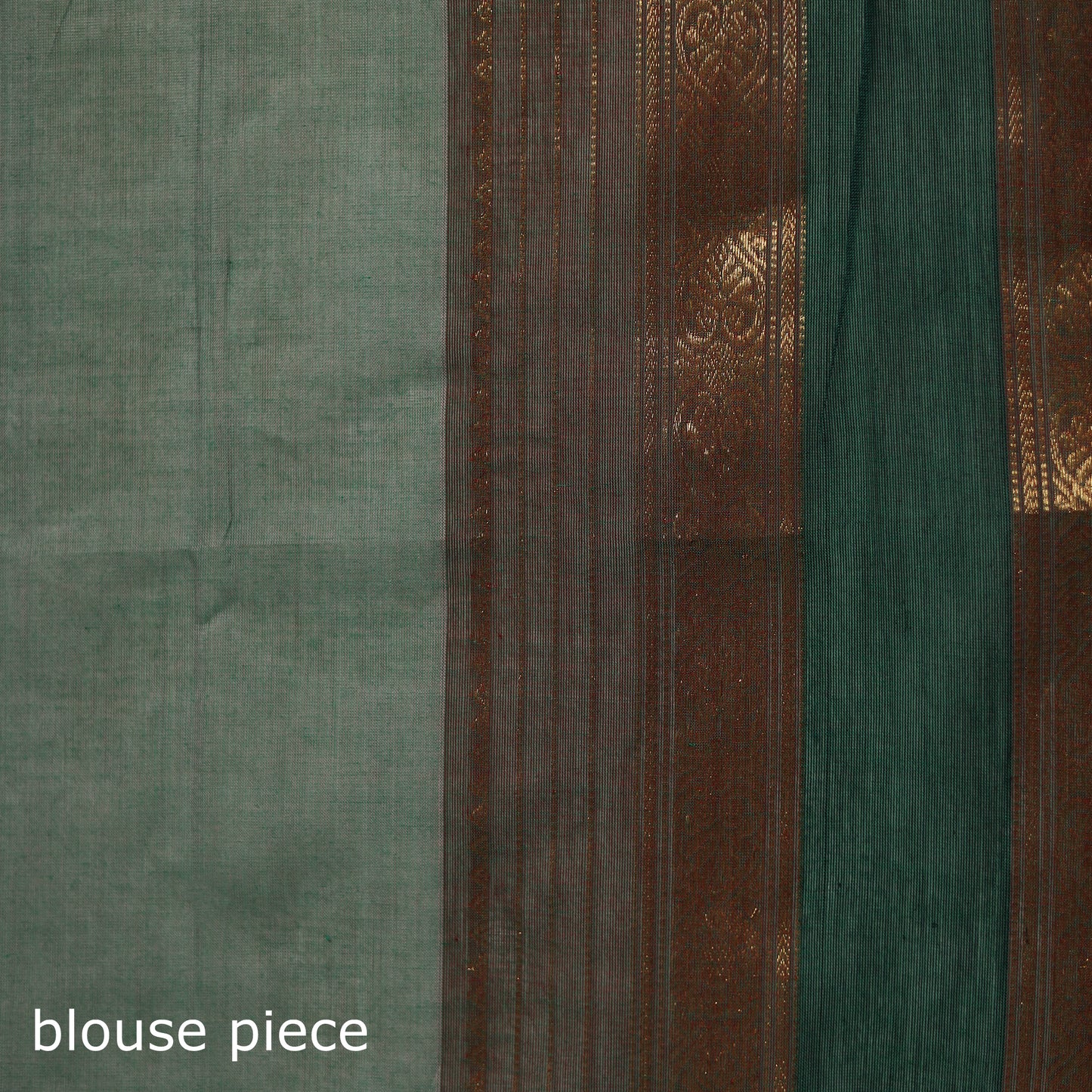Green - Kanchipuram Buti Cotton Saree with Border 53