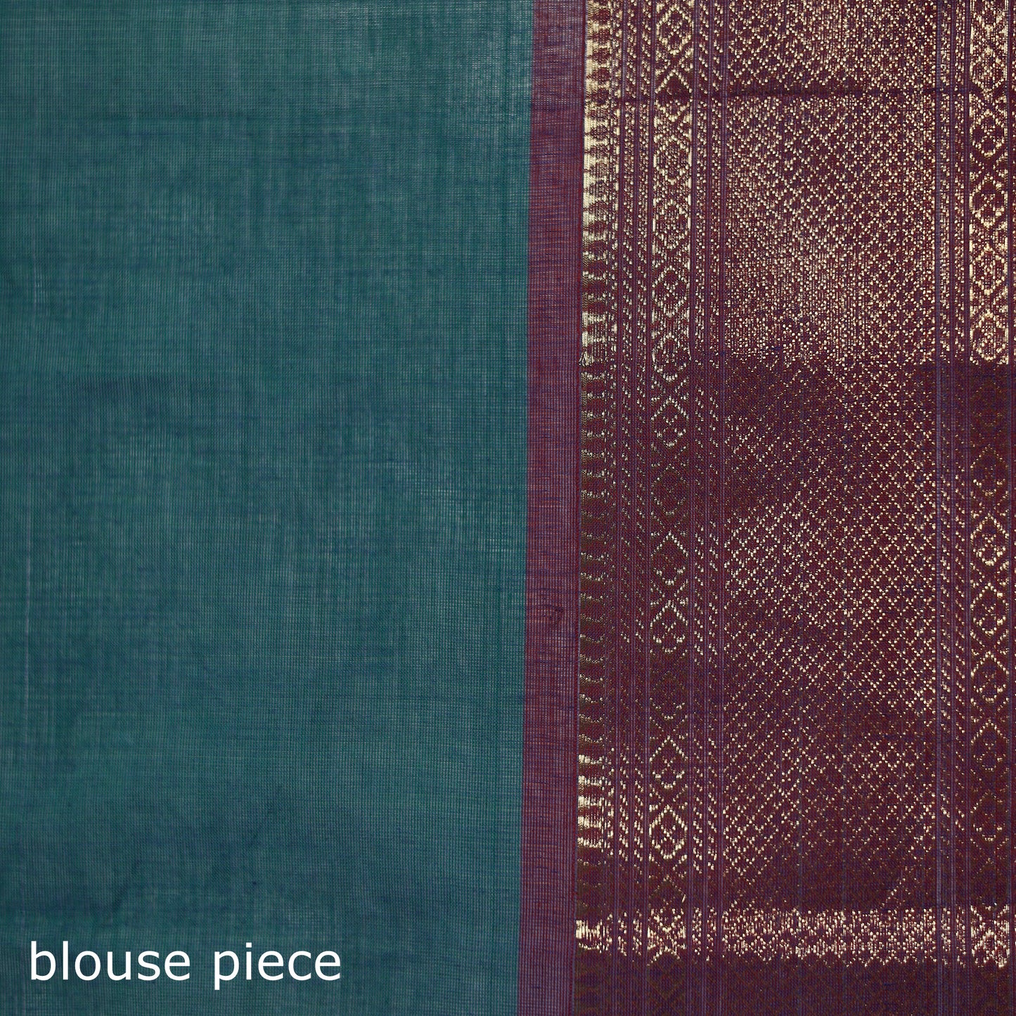 Green - Kanchipuram Buti Cotton Saree with Border 64