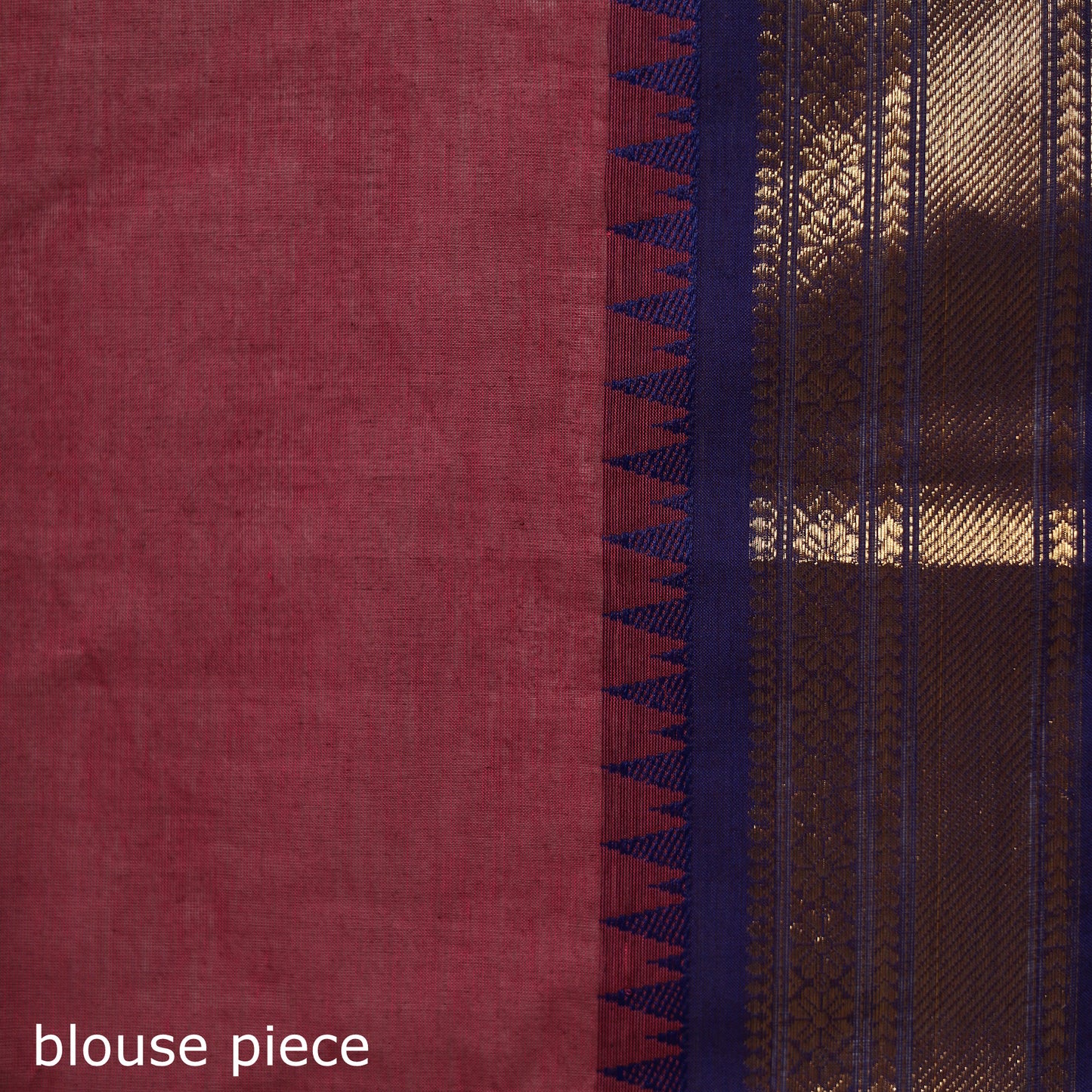 Pink - Kanchipuram Buti Cotton Saree with Border 71