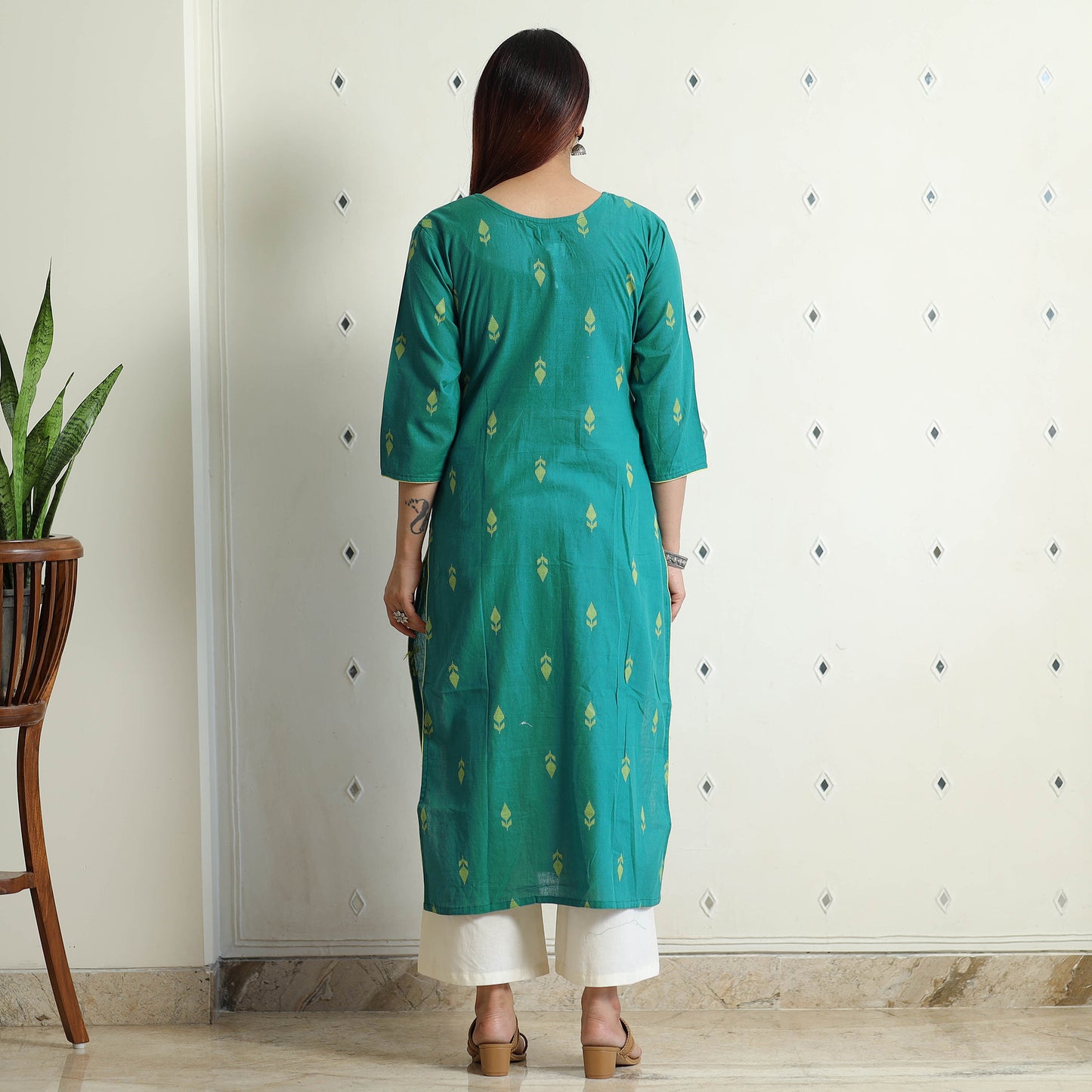 jacquard kurta