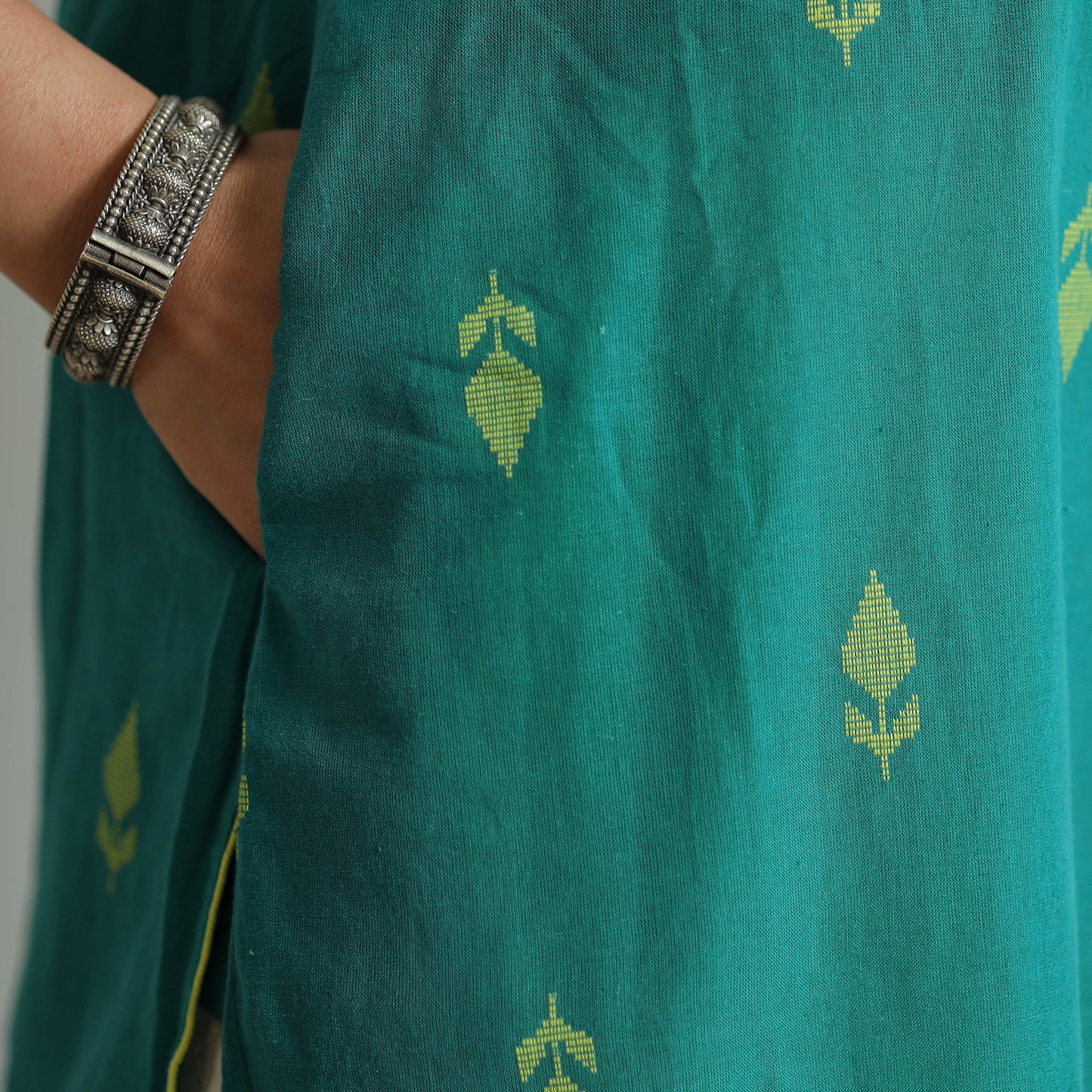 jacquard kurta