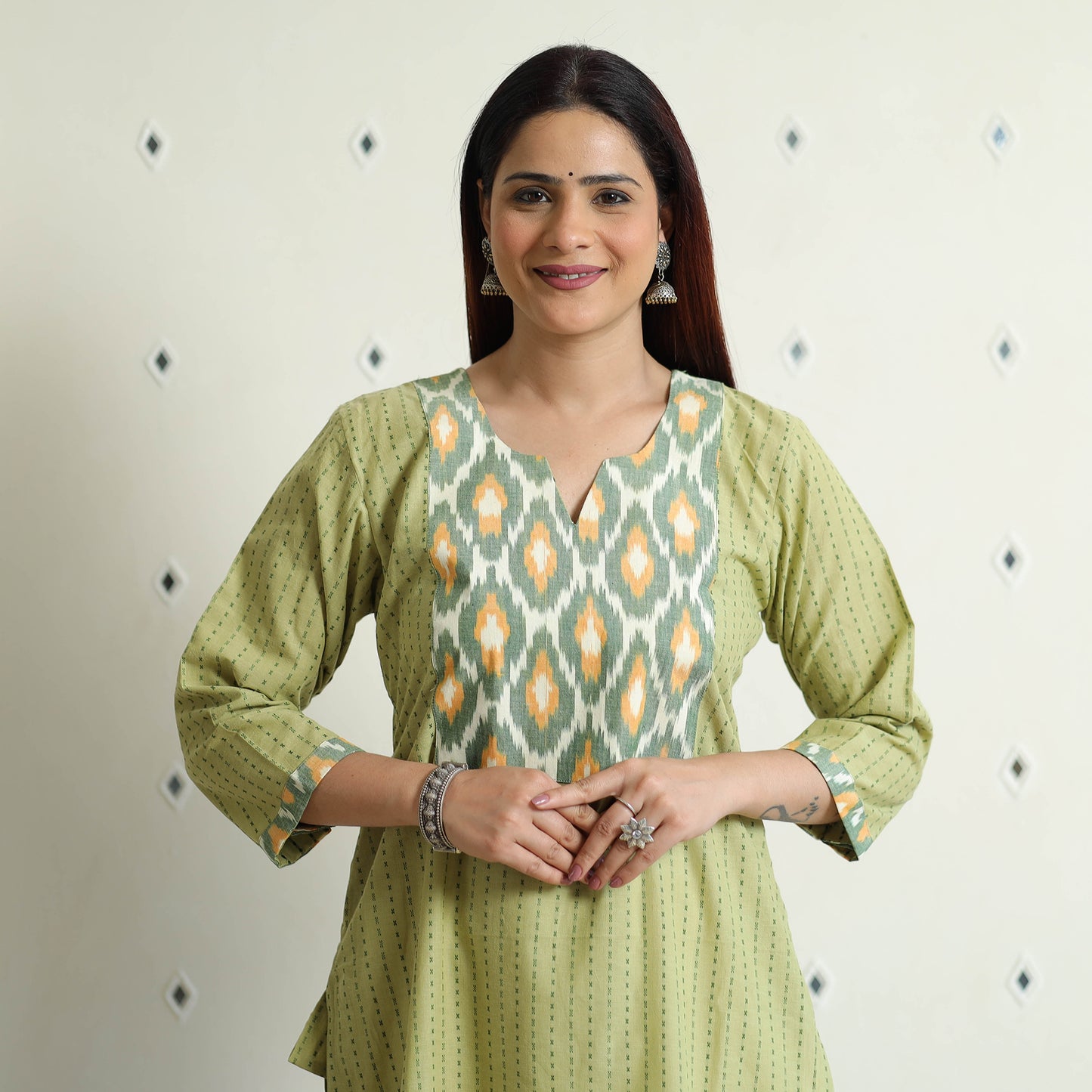 Jacquard kurta